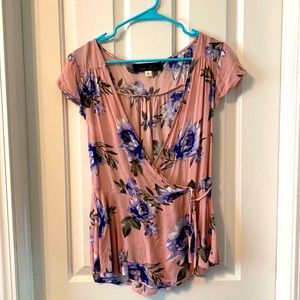 Blue Rain Women’s Tie Front Blouse